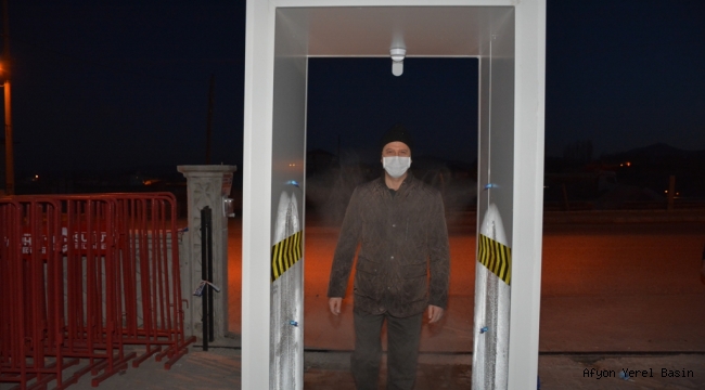 Dezenfeksiyon Tüneli Halkımızın Hizmetine Sunuldu