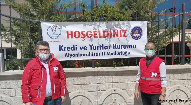Karantinaya alınanların yemek ihtiyaçları Kızılay tarafından karşılanıyor