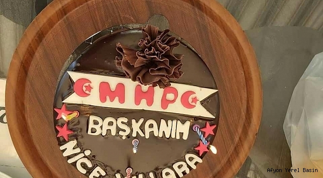 MHP Teşkilatı Başkan Sarı'nın Doğum Gününü Kutladı