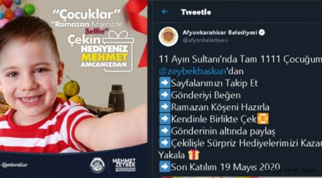 RAMAZAN KÖŞENİ OLUŞTUR HEDİYELERİ KAP