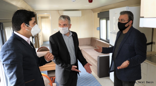 TCDD Gezici Personel Konaklama Araçları Afyonkarahisar'da Teslim Alındı