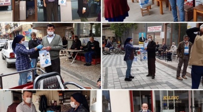BAŞKAN ÇÖL’DEN İŞ YERLERİ’NE DEZENFEKTE DESTEĞİ