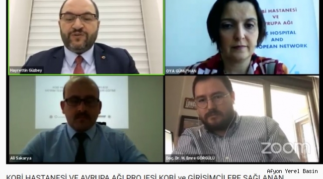 “KOBİ VE GİRİŞİMCİLERE SAĞLANAN DESTEKLER” EĞİTİMİ İNTERNET ÜZERİNDEN GERÇEKLEŞTİRİLDİ