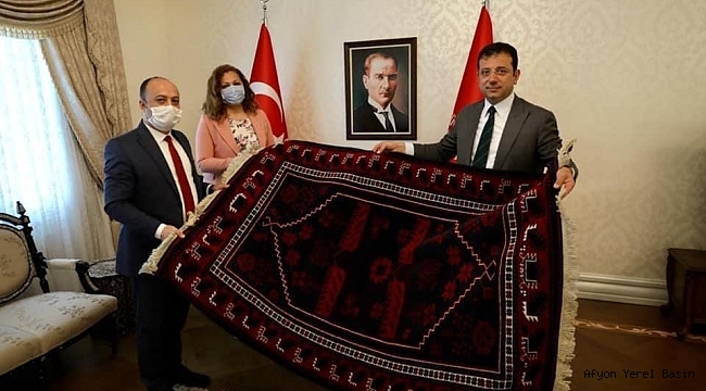 Milletvekili Burcu Köksal ve Dazkırı Belediye Başkanı İsmail Taylan'dan Başkan İmamoğlu'na Ziyaret