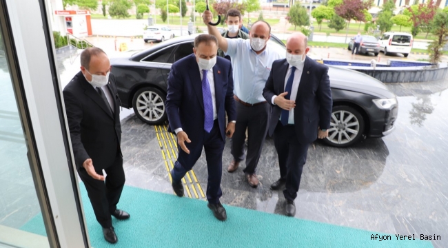 VEYSEL EROĞLU, SERTESER’İ ZİYARET ETTİ