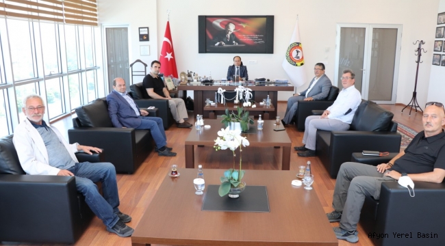 AFYONKARAHİSAR BASIN YAYIN DERNEĞİ, SERTESER’İ ZİYARET ETTİ