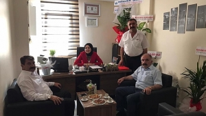  Belediye Başkanı Nihat Sarı’dan Yeni Açılan Avukatlık Bürosuna Ziyaret