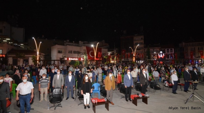 SANDIKLI’DA 15 TEMMUZ ZAFERİ COŞKUYLA KUTLANDI
