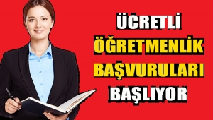2020-2021 YILI ÜCRETLİ ÖĞRETMENLİK BAŞVURULARI