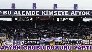 Afyok Grubu duyuru yaptı !!
