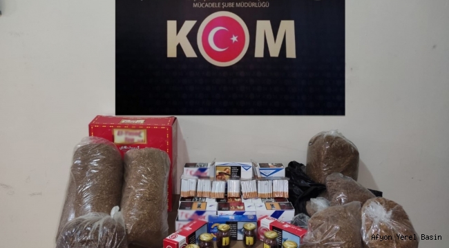 POLİS EKİPLERİNDEN KAÇAK TÜTÜN OPERASYONU..