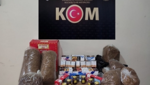POLİS EKİPLERİNDEN KAÇAK TÜTÜN OPERASYONU..