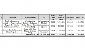Afyonkarahisarımıza SOGEP Desteği