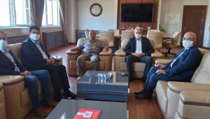 Ahmet ŞAHİN, Uysal’la Birlikte Bir Dizi Ziyarette Bulundu.