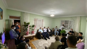AK PARTİ İLÇE BAŞKANINA GEÇMİŞ OLSUN ZİYARETLERİ DEVAM EDİYOR..
