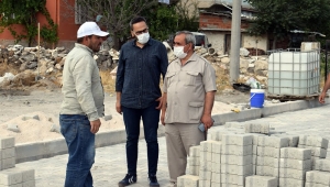 Başkan Ahmet Şahin, İlçe Genelinde Yürütülen Çalışmaları Yerinde İnceledi