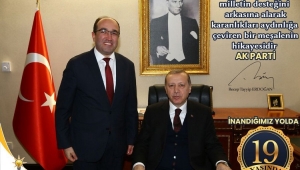 BAŞKAN MUSTAFA ÇÖL “AK PARTİ 19 YAŞINDA”