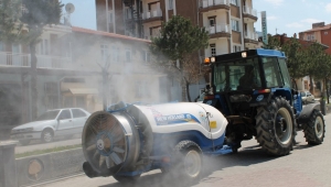 ÇAY'DA İLAÇLAMA ÇALIŞMALARI