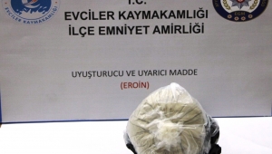 EVCİLER İLÇESİNDE EROİN MADDESİ ELE GEÇİRİLDİ..