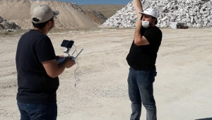 Maden Ve Harita Mühendisliği Bölümleri İscehisar Mermer Ocaklarında İHA’larla Saha Etütleri Yapmaya Başladı