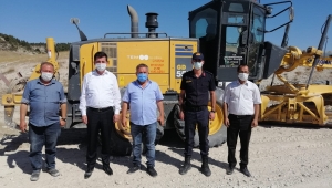 Olukpınar – Selimiye Arası Yolda Asfalt Hazırlıkları.