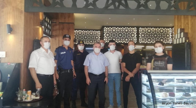 Öztürk Kapalı Mekanlarda Sigara Denetimlerine Katıldı..