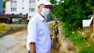  Başkan Bozkurt Doğal Gaz çalışmalarını inceledi.