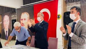 Şuhut'ta MHP İlçe Başkanı Zeybek Güven Tazeledi.