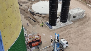 BİOGAZ Tesisinin İnşaat Aşamasının Sonuna Gelindi.