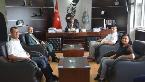  Dinar ESO’dan Başkan Sarı’ya Ahilik Haftası Ziyareti.