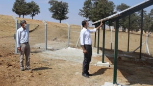 KADİROĞLU KÖYLERDE GÜNEŞ ENERJİSİ SANTRALLERİNİ İNCELEDİ.