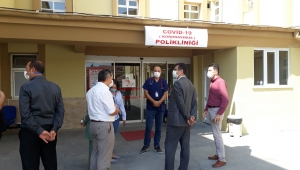 Korkmaz, Bolvadin Devlet Hastanesinde İncelemelerde Bulundu.