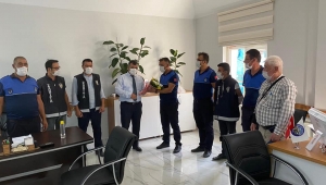 KOYUNCU,ZABITA PERSONELLERİNİ ZİYARET ETTİ.