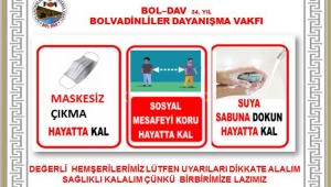 MASKEMİZİ TAKALIM, MESAFEMİZİ KORUYALIM.!!