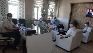 Meslek Odaları ve Kooperatiflerden Emniyet Müdürlüğüne Ziyaret.