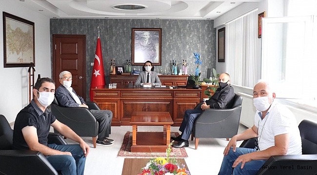MHP Dazkırı İlçe Teşkilatı, Sercan Sakarya'yı Ziyaret Etti