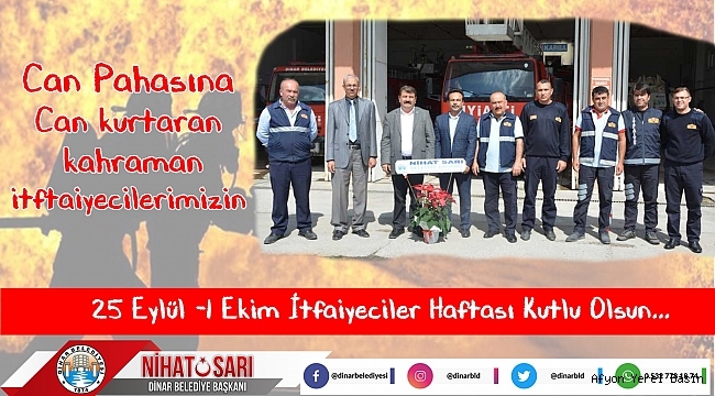Nihat Sarı’dan İtfaiyeciler Haftası Mesajı