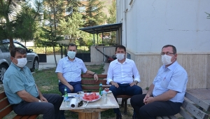 Sarı’dan Yeni Emniyet Müdürüne Hayırlı Olsun Ziyareti.