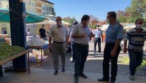  Tortop, Semt Pazarında Denetim Yaptı.