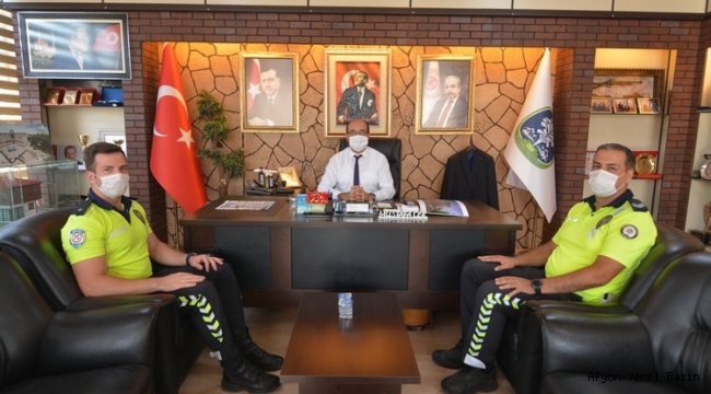 TRAFİK DENETLEME İSTASYONUNDAN ÇÖL'E ZİYARET.