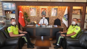 TRAFİK DENETLEME İSTASYONUNDAN ÇÖL'E ZİYARET.