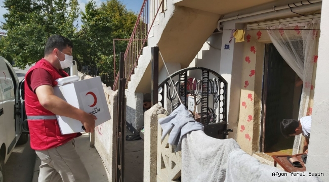TÜRK KIZILAYI YARDIMLARA DEVAM EDİYOR..