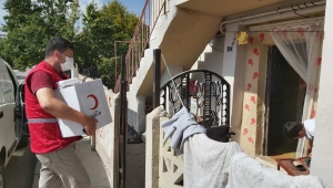 TÜRK KIZILAYI YARDIMLARA DEVAM EDİYOR..