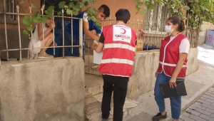 TÜRK KIZILAYI YİNE SAHADA. 