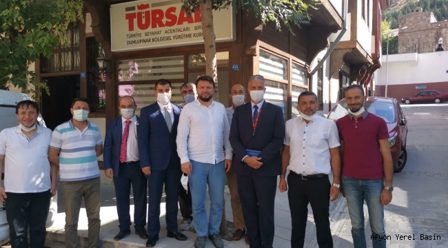 ZAFER HAVALİMANI YETKİLİLERİNDEN TÜRSAB DUMLUPINAR TEMSİL KURULUNA ZİYARET.