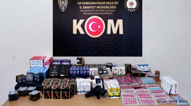 AFYONKARAHİSAR'DA KAÇAKÇILIK OPERASYONU YAPILDI