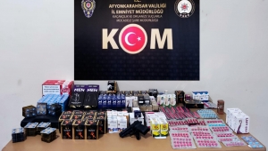 AFYONKARAHİSAR'DA KAÇAKÇILIK OPERASYONU YAPILDI