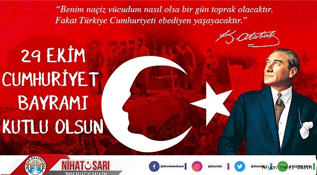 Başkan Sarı'dan 29 Ekim Kutlama Mesajı