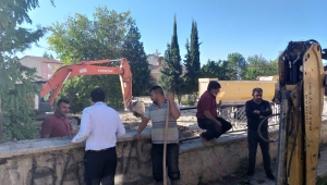 Dinar Kadın Kültür Evi için İnşaat Çalışmaları Sürüyor