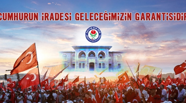 Egitim Bir-SEN'ın 29 Ekim Mesaji
